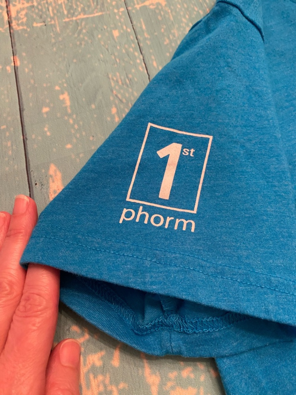 1st Phorm Blue Logo Tee - Picture 3 of 9